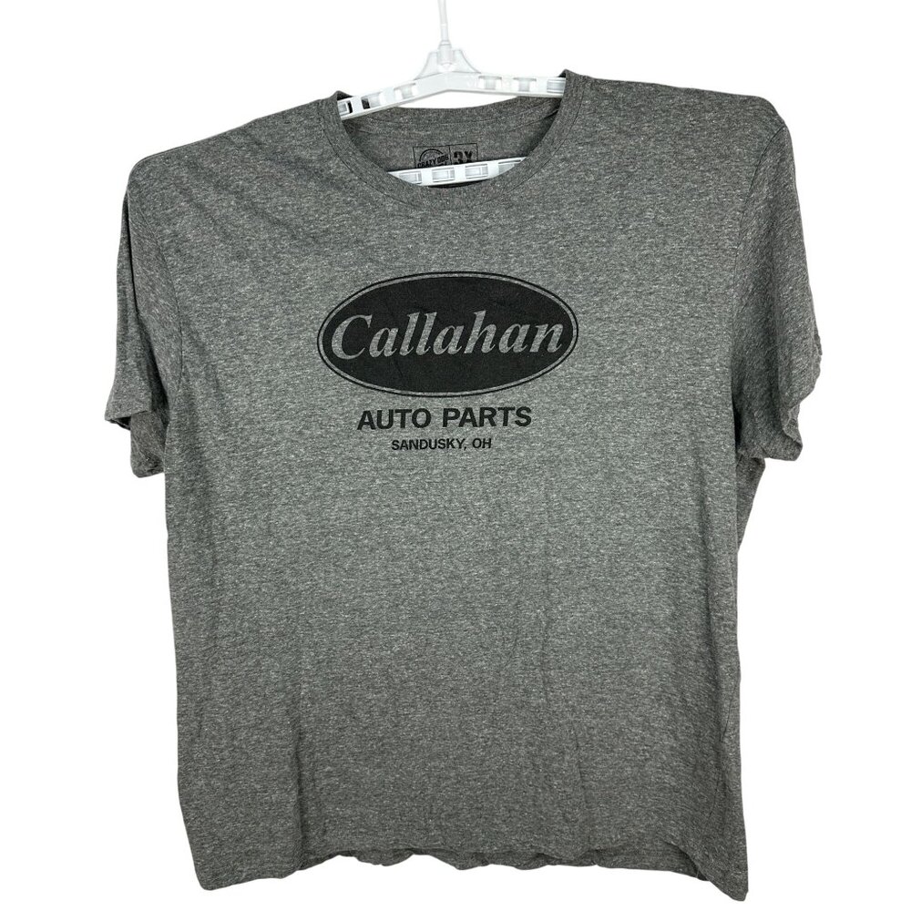 Callahan Auto Parts Sandusky OH Gray T-Shirt 3X Crazy Dog T-Shirts  Mens Tee
